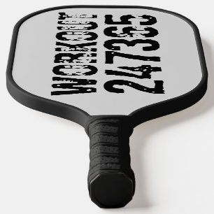 Palas De Pickleball Texto desgastado y raspado Workout 247365 negro