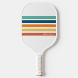 Palas De Pickleball Texto personalizado de franjas antiguas retro