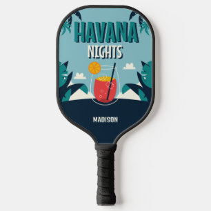 Palas De Pickleball Texto personalizado "Las noches de La Habana"