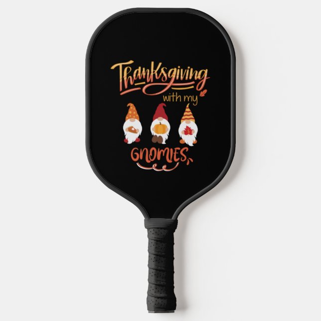 Palas De Pickleball Thanksgiving With My Gnomies139   (Anverso)