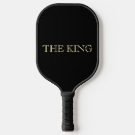 Palas De Pickleball The King Black Gold Luxury Minimal Design