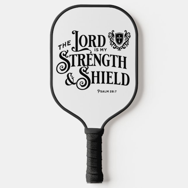 Palas De Pickleball The Lord is my Strength & Shield Royalty  (Anverso)