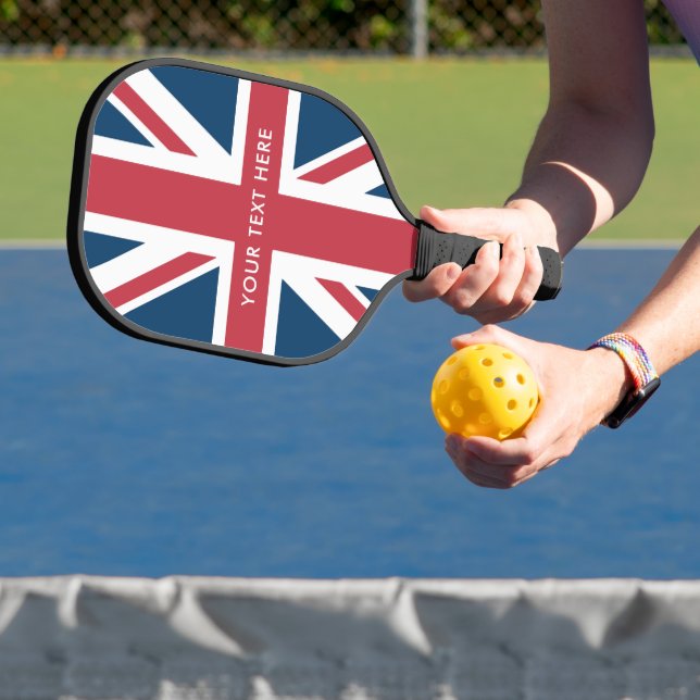 Palas De Pickleball The Union Jack British Flag Pickleball Paddle (in situ)