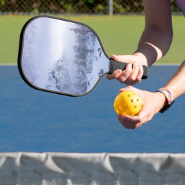 Palas De Pickleball Tierras maravillosas del invierno, niebla, bosque 