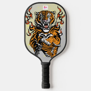 PALAS DE PICKLEBALL TIGRE DE PADILLA DE PICKLEBALL CON LLAMAS DIY INIC