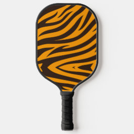 Palas De Pickleball Tigre Stripe Naranja negro Patrón de piel de anima