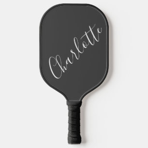 Palas De Pickleball Tipografía de nombre de escritura minimalista en b