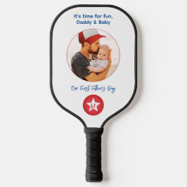 Palas De Pickleball Tipografía moderna simple Foto Día de los Primeros