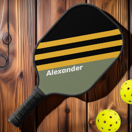 Palas De Pickleball Tira de luces nocturnas oliva deportivas con nombr