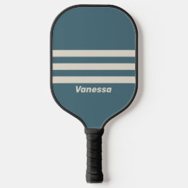 Palas De Pickleball Tira de Tres en Franjas Retro Tormenta con Nombre