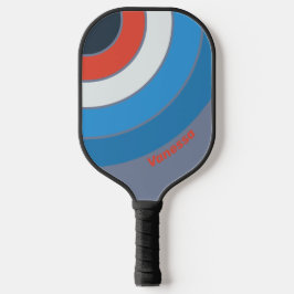 Palas De Pickleball Tiras de círculo vetusta oscuro con nombre