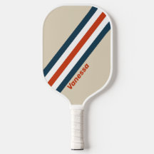 Tiras de la cubierta de vuelo vintage con nombre