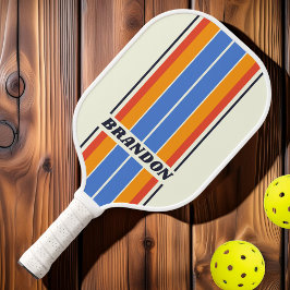Palas De Pickleball Tiras de tabla Retro Five con nombre
