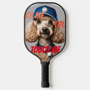 Palas De Pickleball ¡Tócame! Imagen personal del perro en
