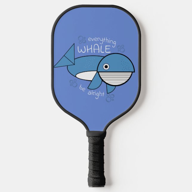 Palas De Pickleball Toda la ballena está bien (Anverso)