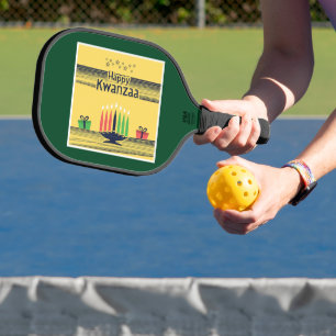 Palas De Pickleball Tono cálido y celebratorio de Kwanzaa de SlipperyJ