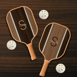 Palas De Pickleball Tono de Madera Clásico a Rayas Nogal Baywood Rever
