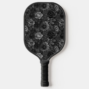 Palas De Pickleball Tonos mudos de flor gris