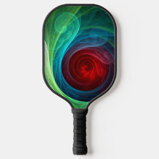 Palas De Pickleball Tormenta roja Floral Moderno Resumen Patrón de col