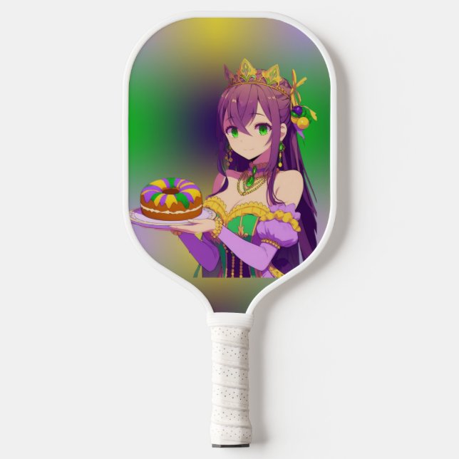 Palas De Pickleball Torta del Rey Anime Mardi Gras (Anverso)