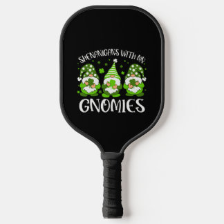 Palas De Pickleball Travvesuras Con Mis Gnomos Día De San Patricio Gno