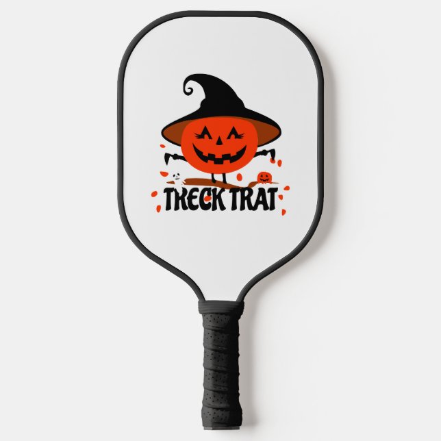 Palas De Pickleball Treck Trat Pumpkin Sonriente (Anverso)