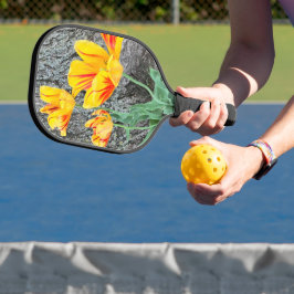 Palas De Pickleball Tres Tulipanes Amarillos Secuencia /