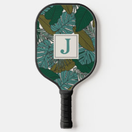 Palas De Pickleball Tropical escandinavo deja Personalizado inital