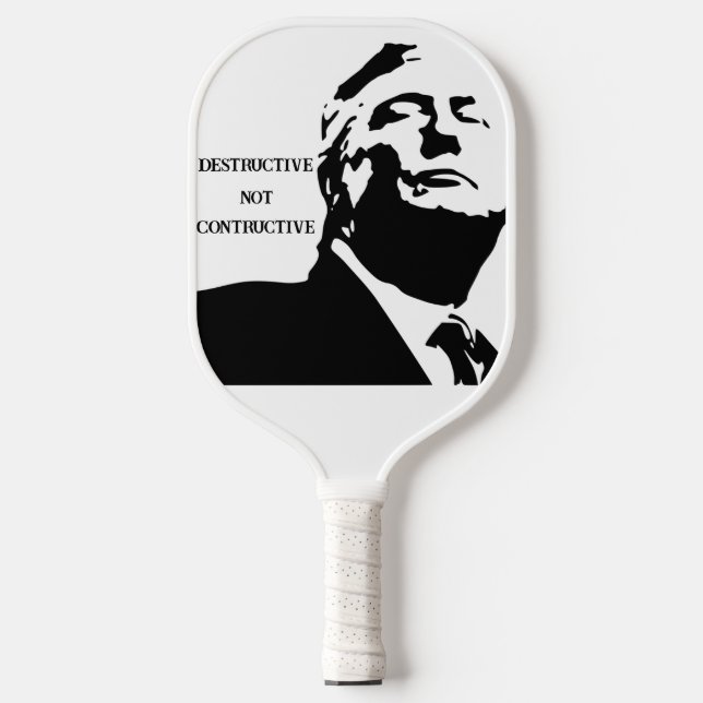 Palas De Pickleball Trump/Destructive Pickleball Paddle (Anverso)