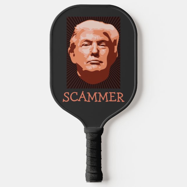 Palas De Pickleball Trump Scammer PickleBall Paddle (Anverso)