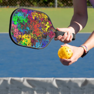 Palas De Pickleball Twirlers de color abstracto /