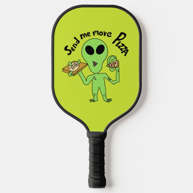 Palas De Pickleball ufo- envíame personalizado de pizza (Anverso)