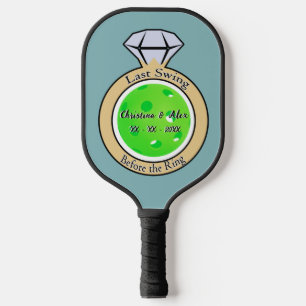 Palas De Pickleball Último swing antes de la despedida de soltera azul