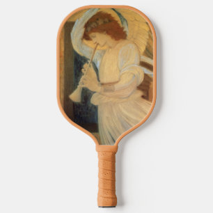 Palas De Pickleball Un ángel tocando un flageolet por Burne Jones