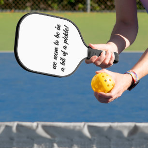 Palas De Pickleball Un pedazo de una piqueta Frase divertida con tip