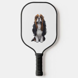 Palas De Pickleball Un perro lindo Rey Charles Spaniel