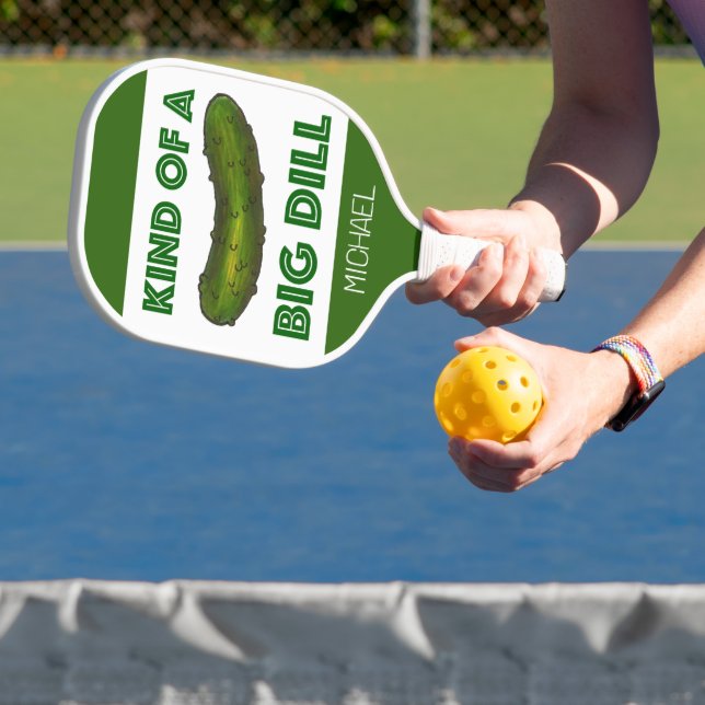 Palas De Pickleball Una especie de "Big Dill" (Acuerdo) Pickle persona (in situ)
