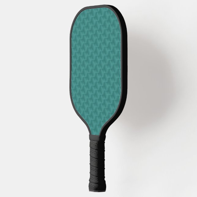 Palas De Pickleball Una paleta de pickleball con un patrón hexagonal v (Izquierda)