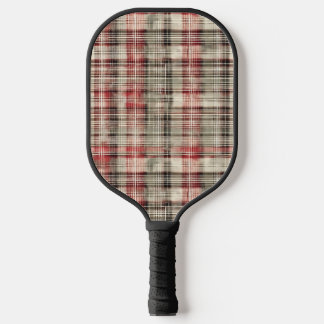 Palas De Pickleball Una serie de diseño floral de tartán de Navidad #2