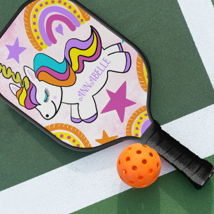 Palas De Pickleball unicornio de arbustos personalizados