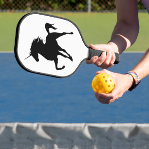 Palas De Pickleball Unicornio de Fuego Negro