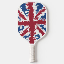 Palas De Pickleball Union Jack Liquid Art