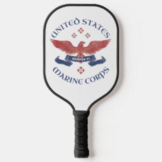 Palas De Pickleball US MARINES Eagle RWB Patriotic Semper Fi