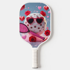 Palas De Pickleball Valentine Pickleball Love - Diseño de corazón y pá