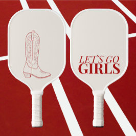 Palas De Pickleball Vamos chicas vaqueras Pickleball Paddle