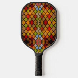 Palas De Pickleball Ventana de Vidrio Emplomado Patrón de Diamante