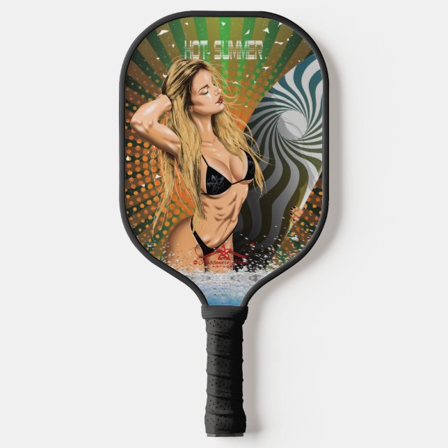 Palas De Pickleball Verano caliente (Anverso)