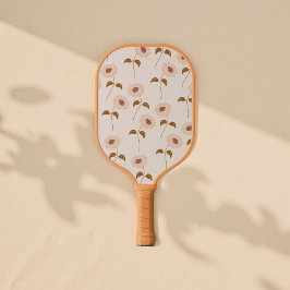 Palas De Pickleball Verano de primavera botánica Boho Floral Brown & B