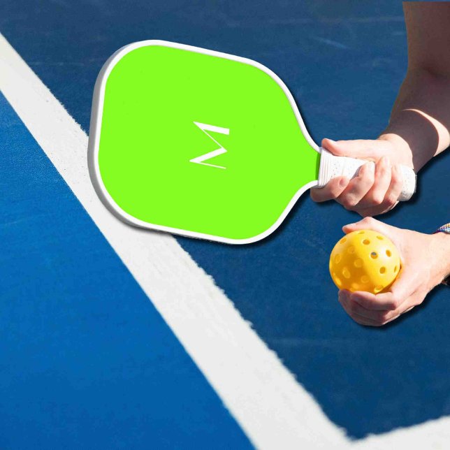Palas De Pickleball verde fluorescente - añadir monograma (Subido por el creador)