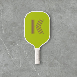Palas De Pickleball Verde monocromático